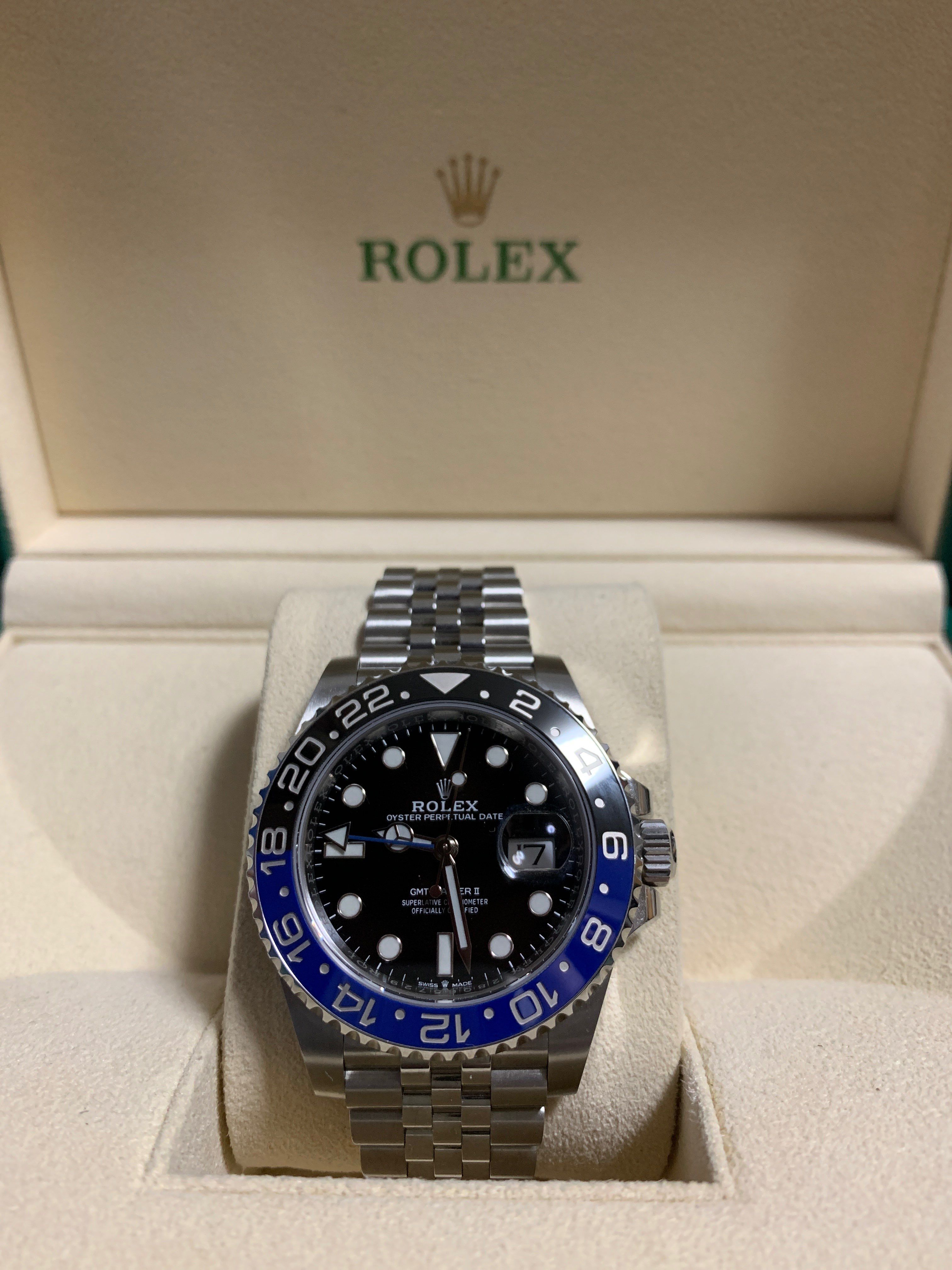 ROLEX GMT Master II Black Dial 126710BLNR