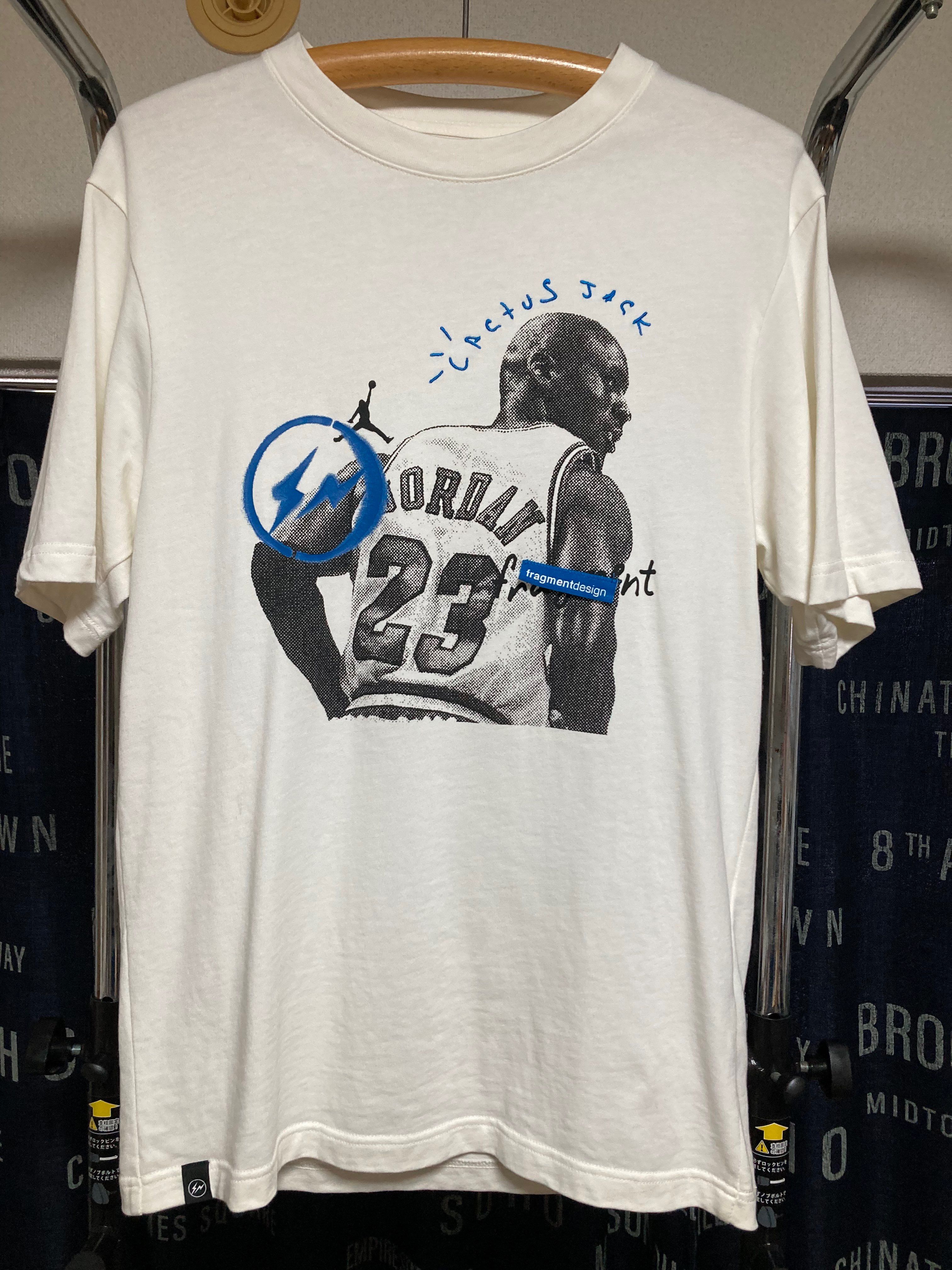 Air Jordan Travis Scott Fragment Tee "White"