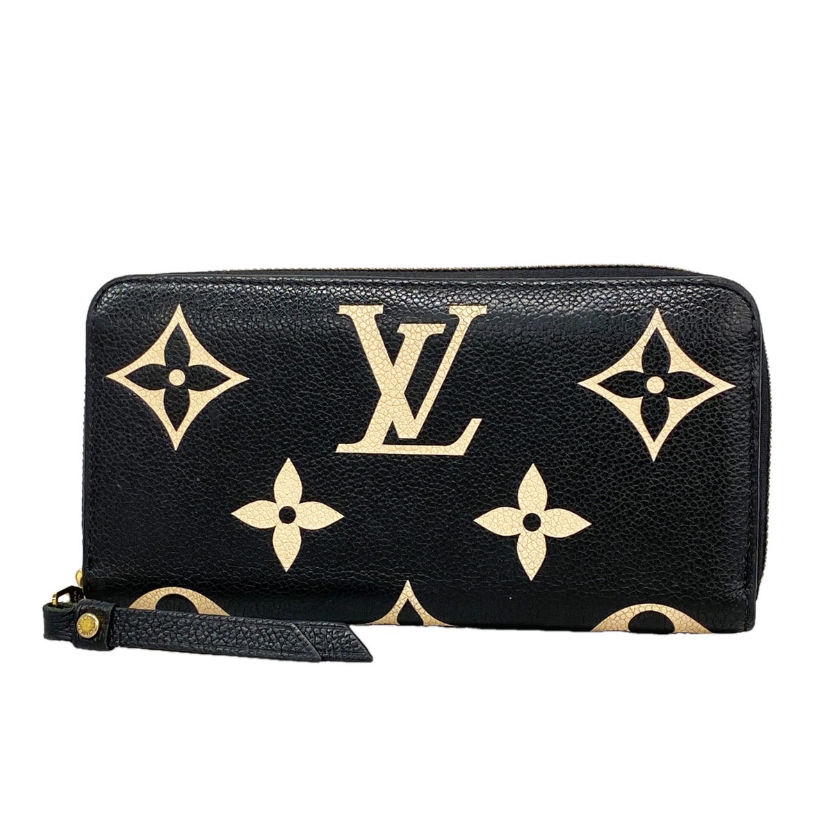 Louis Vuitton Bi-Color Monogram Amplant Zippy Wallet "Black/Beige"