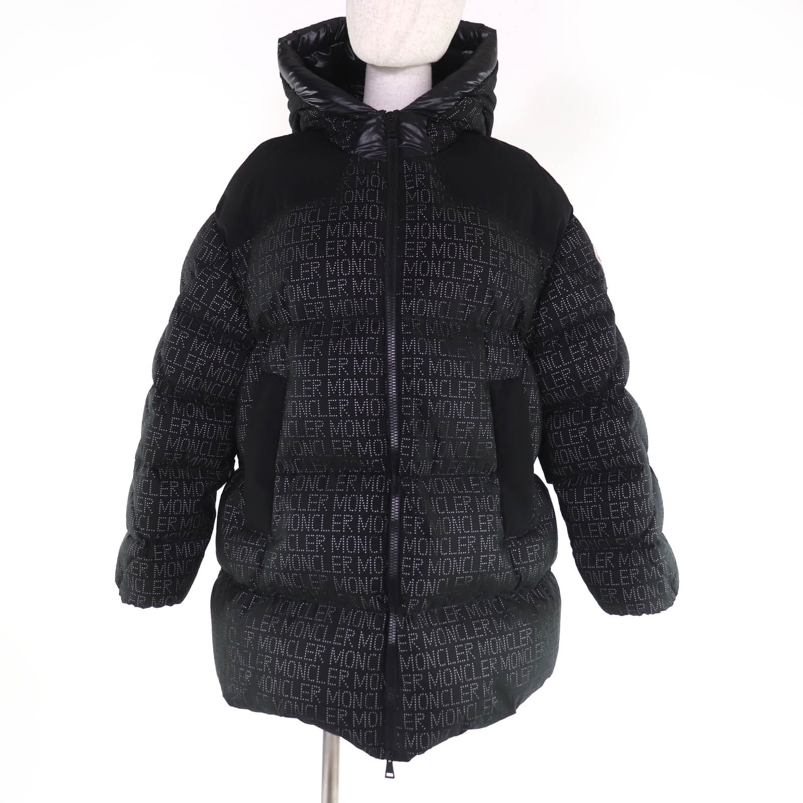 美品 モンクレール ダウンコート GRANDVAL ブラック レディース 1