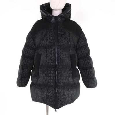 美品 モンクレール ダウンコート GRANDVAL ブラック レディース 1