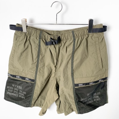WTAPS Tracks / Shorts / Nylon. Tussah "Olive Drab"