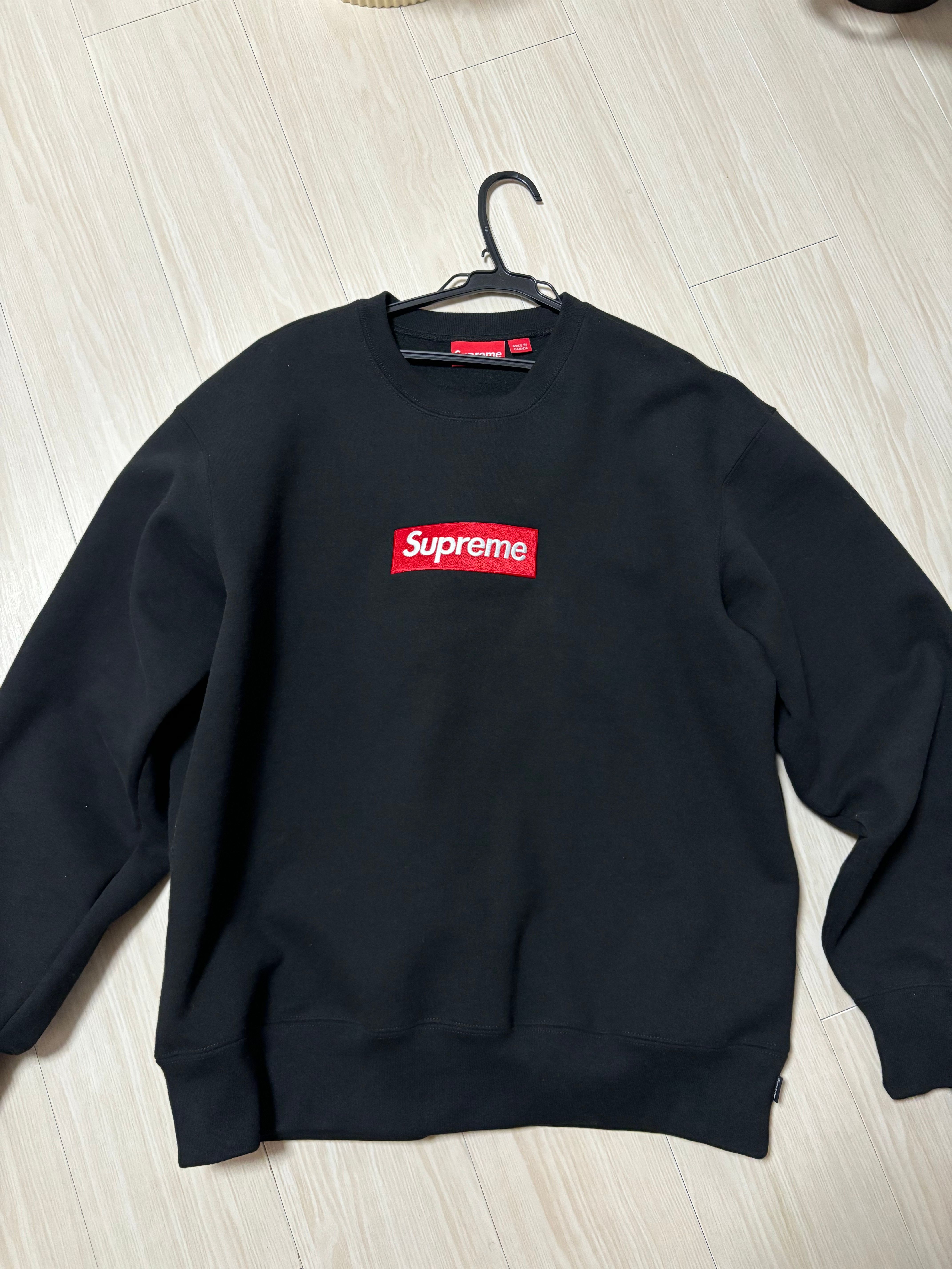 Supreme Box Logo Crewneck "Black" (22FW)