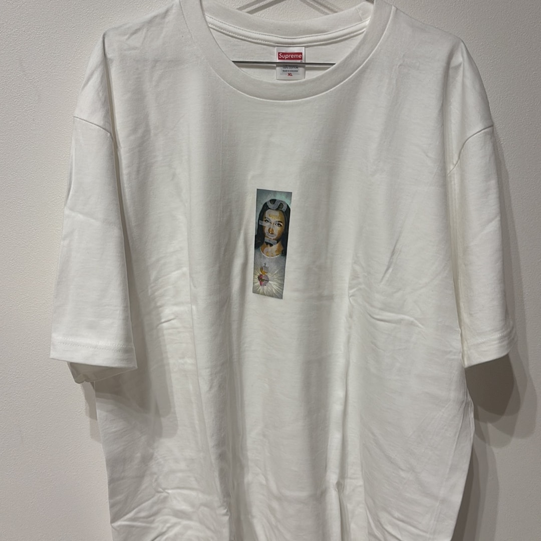 Supreme Prayer Card Box Logo Tee "White"