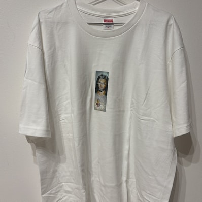 Supreme Prayer Card Box Logo Tee "White"