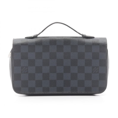 ルイ・ヴィトン LOUIS VUITTON ジッピーXL ラウンド長財布 財布 レザー PVC ダミエ・グラフィット メンズ ブラック系 N41503 【中古】