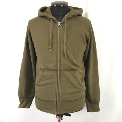UNIQLO【ユニクロ】スウェット/ジップパーカー【メンズS/カーキ/khaki】Tops/hoodie/jacket◆BJ049-g