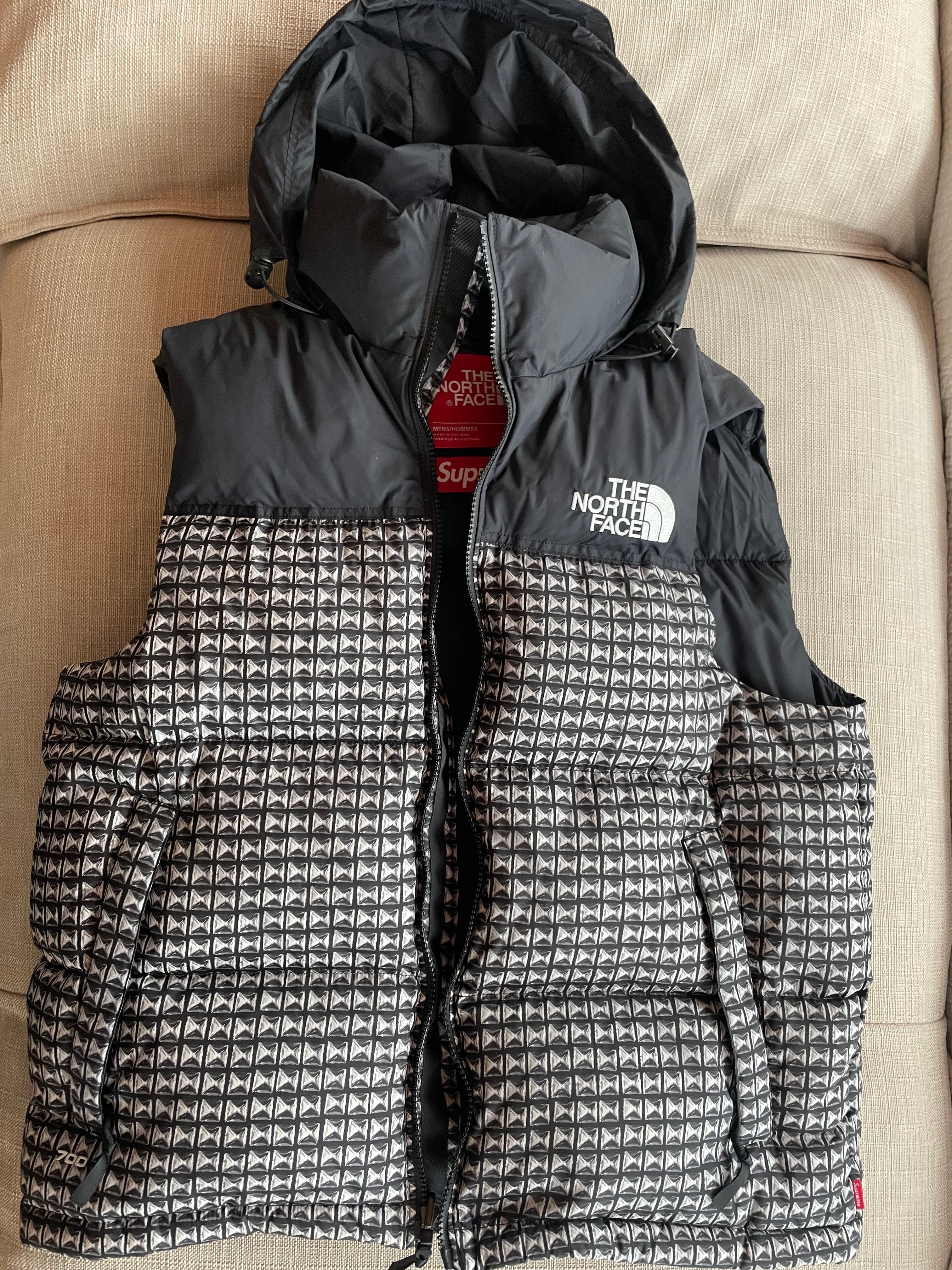 Supreme x The North Face Studded Nuptse Vest "Black"