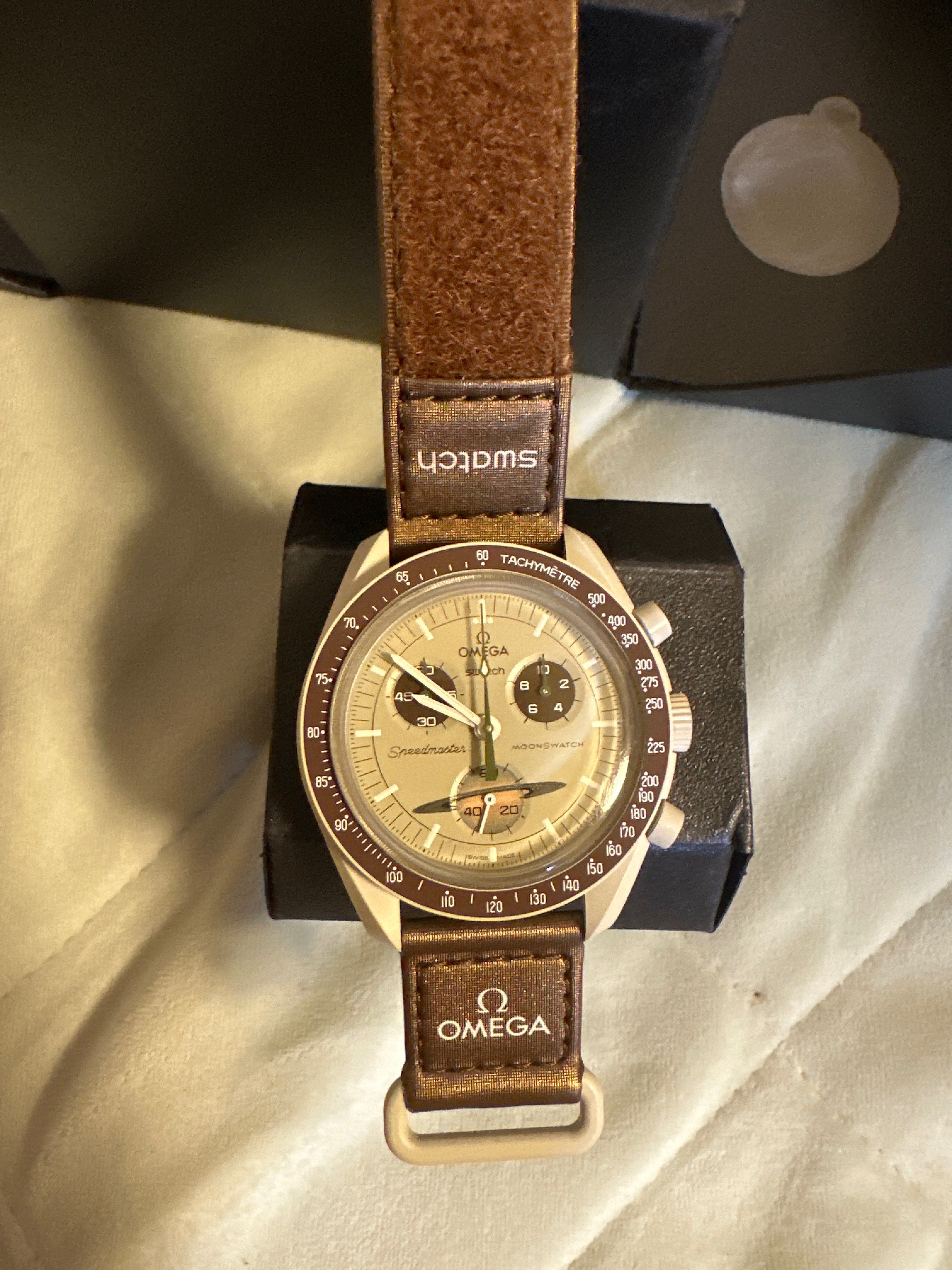 Swatch × Omega Mission to Saturn