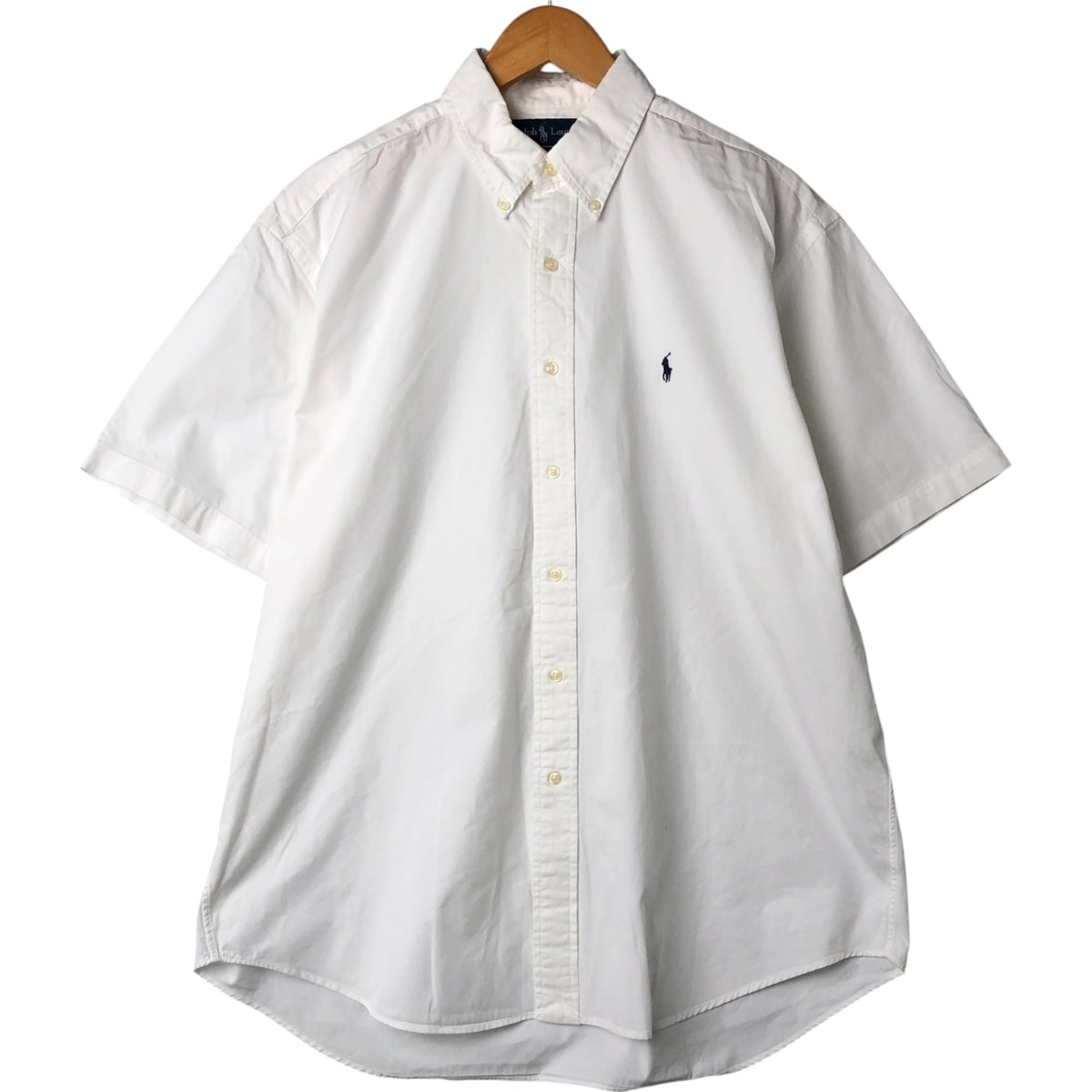 古着 ラルフローレン Ralph Lauren BLAKE 半袖 ボタンダウンシャツ メンズL相当/eaa542922