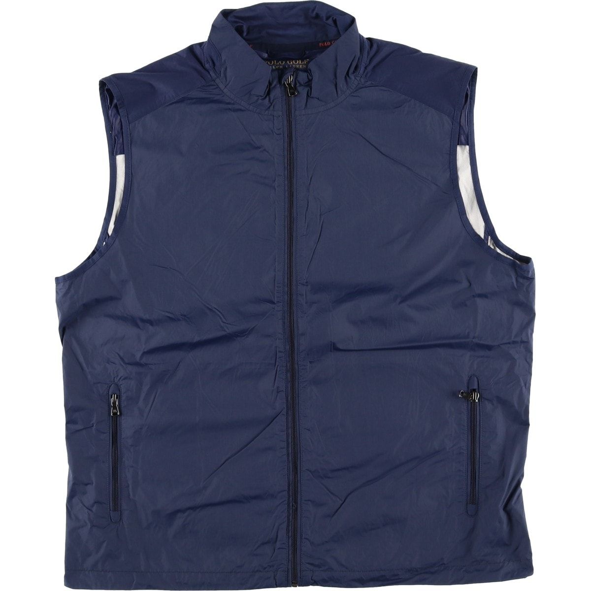 古着 ラルフローレン Ralph Lauren POLO GOLF ポロゴルフ ナイロンベスト メンズXL相当/eaa480404