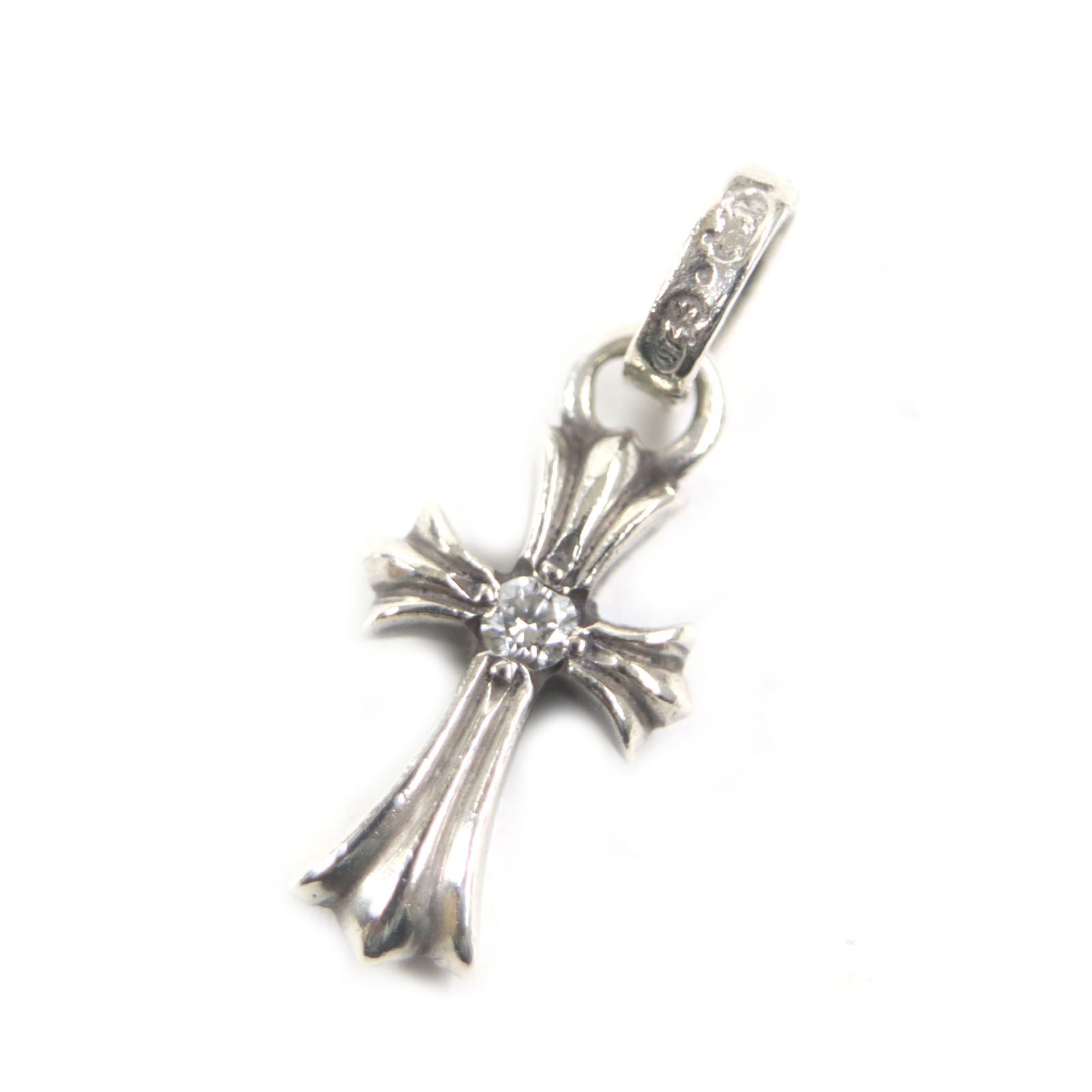 クロムハーツ ペンダントトップ CHクロス ベビーファットチャーム シルバー