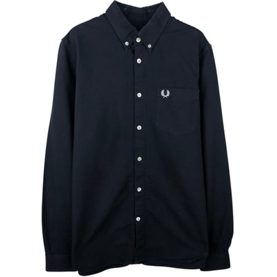 古着 フレッドペリー FRED PERRY 長袖 ボタンダウンシャツ メンズM相当/eaa637844