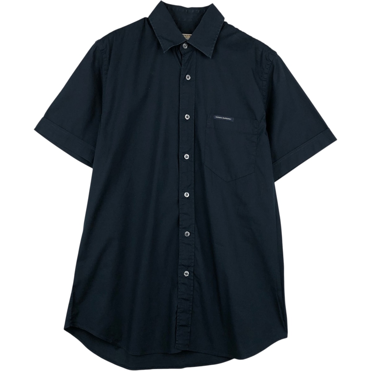 古着 バーバリー Burberry's THOMAS BURBERRY 半袖 コットンシャツ メンズM相当/eaa655696