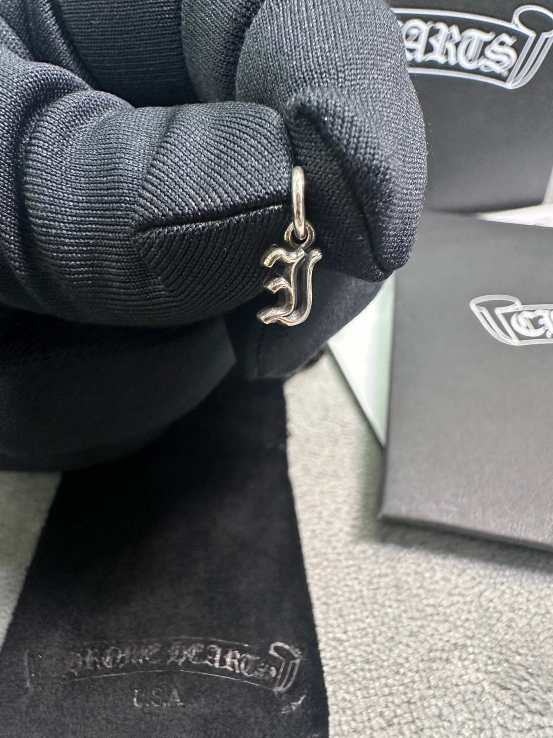 CHROME HEARTS ★ 925 イニシャル i アルファベット チャーム