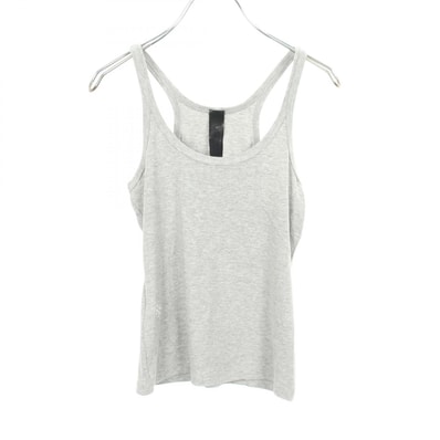 Chrome Hearts Rib Tank Top Embroidery Rayon "LIght Gray"