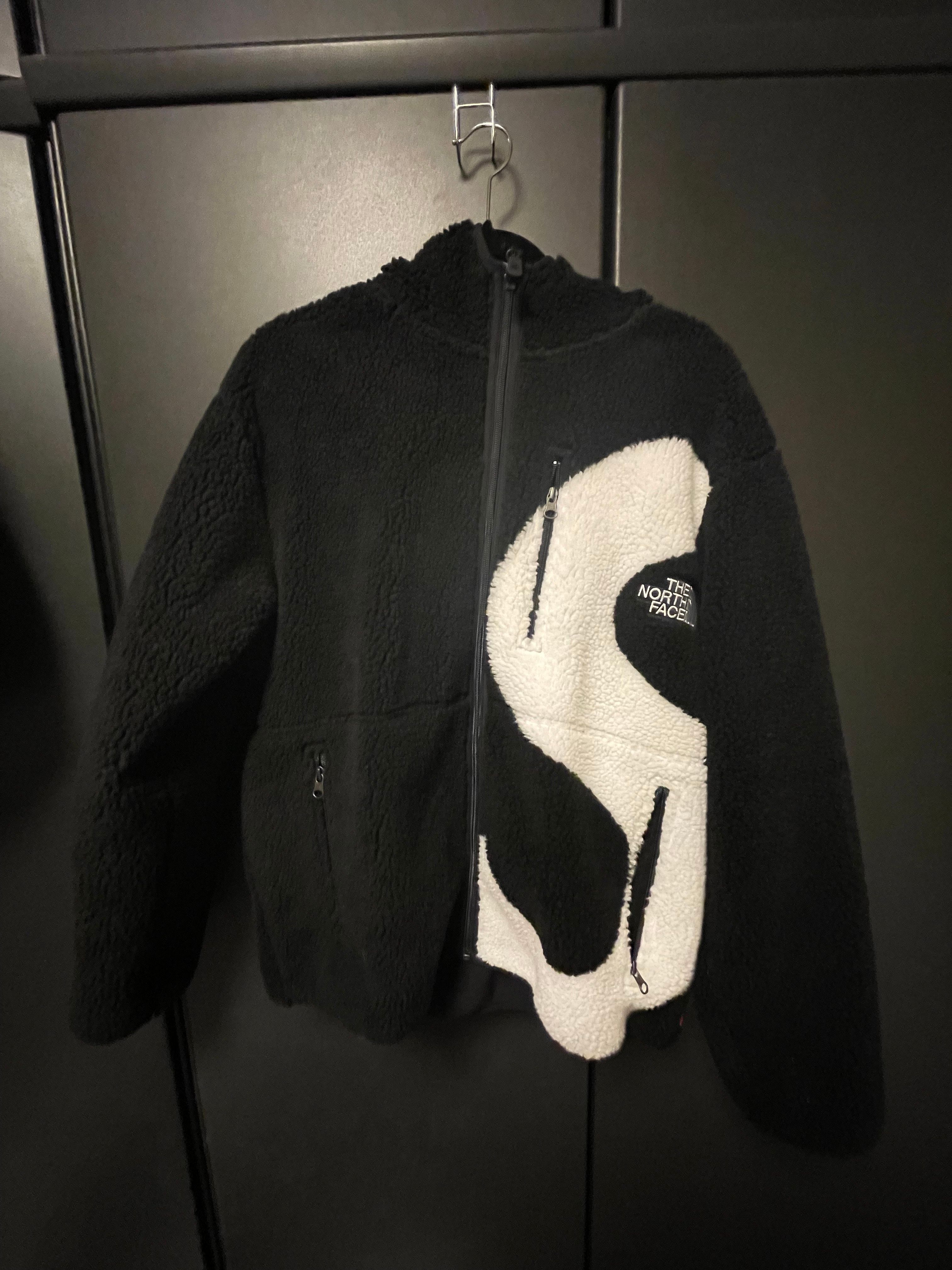 Supreme x The North Face S Logo Hooded Fleece Jacket "Black"