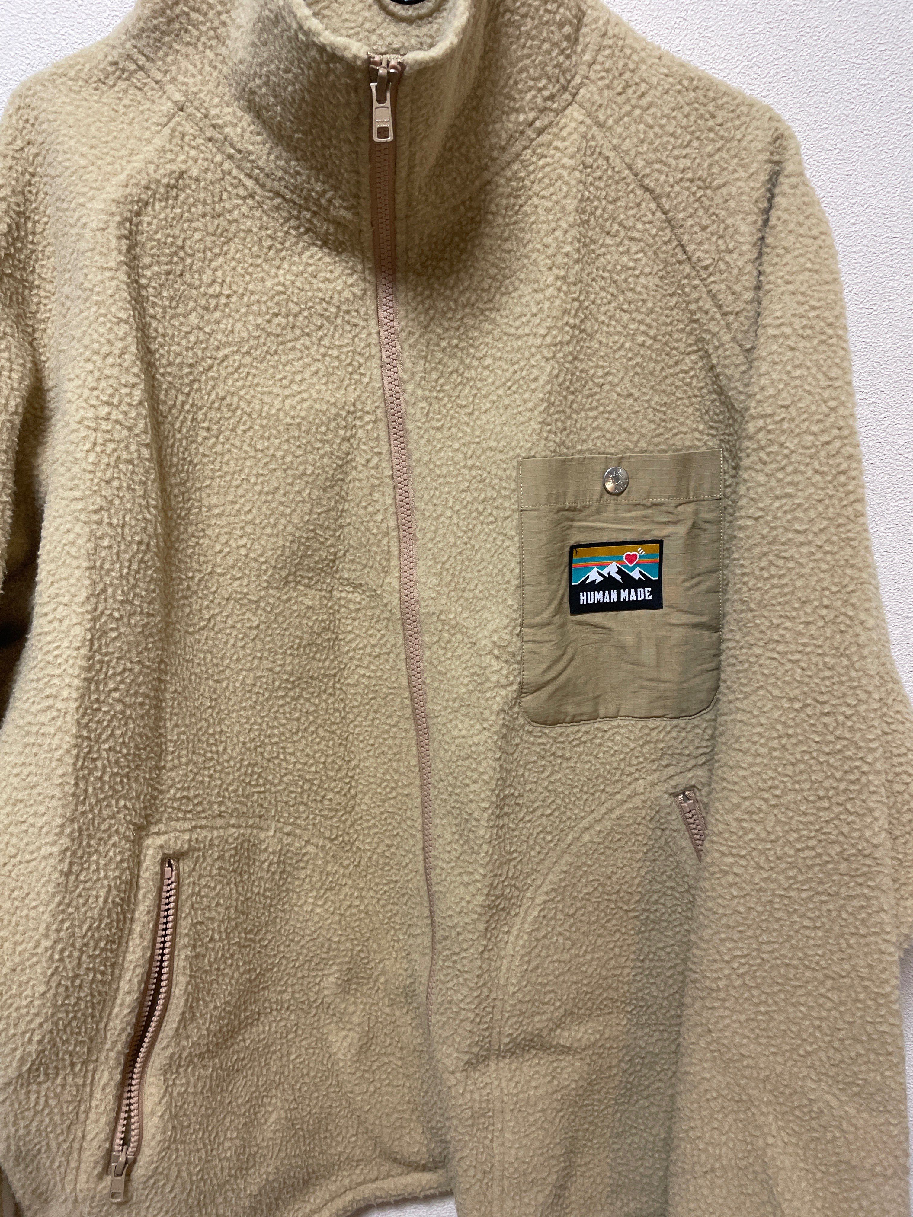 HUMAN MADE OUTDOOR FLEECE JACKET "Navy"