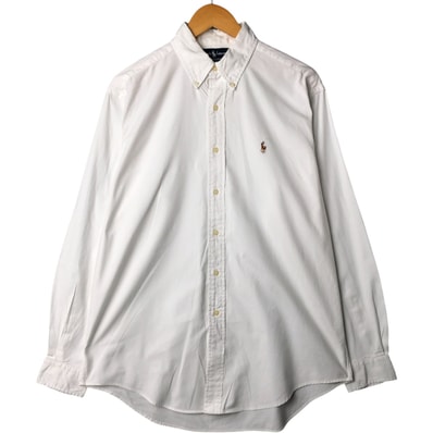古着 ラルフローレン Ralph Lauren YARMOUTH 長袖 ボタンダウンシャツ USA製 メンズM相当/eaa568510