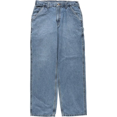古着 カーハート Carhartt Original Dungaree Fit デニムペインターパンツ メンズw33相当/eaa681428