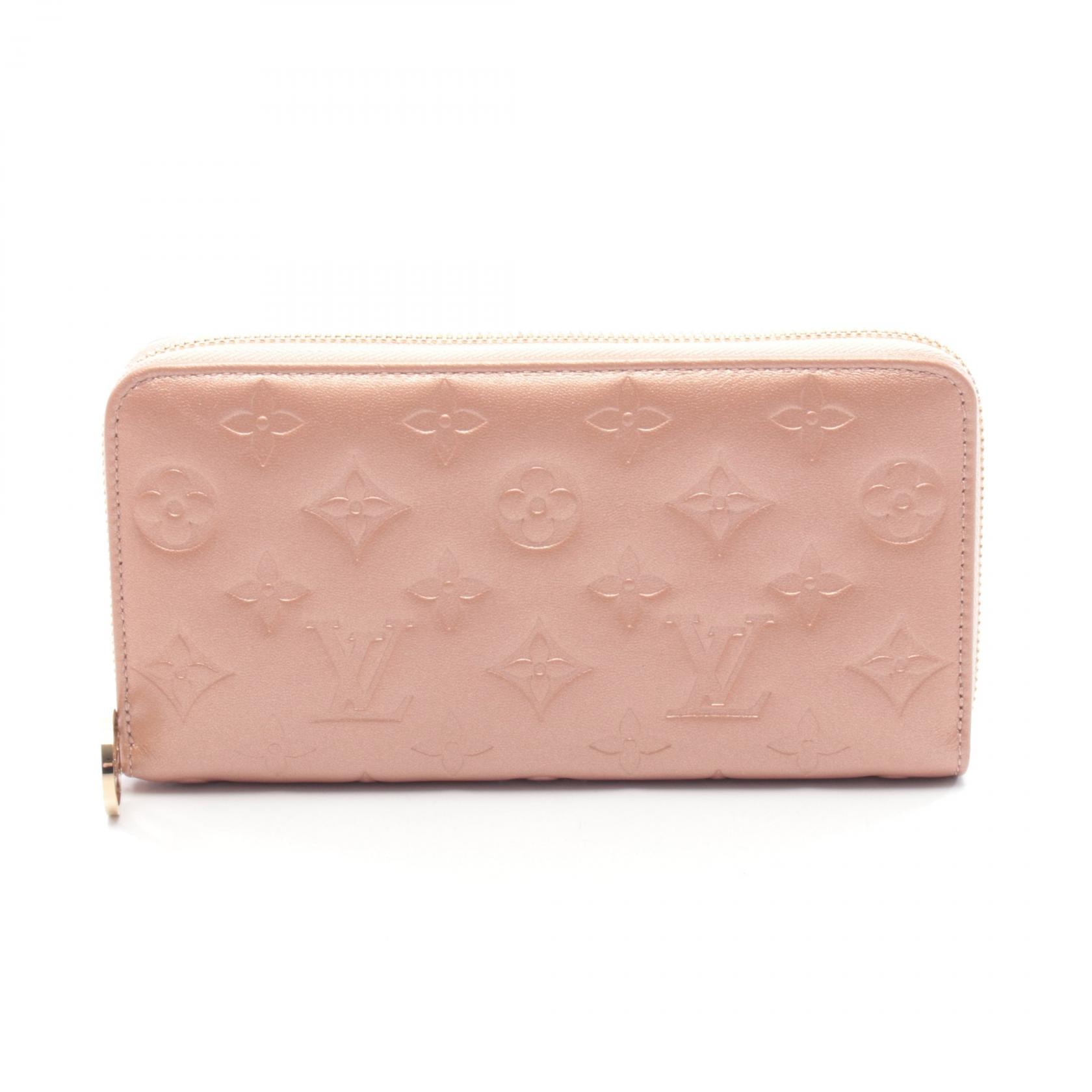 Louis Vuitton Zippy Wallet Monogram Emboss "Rose Gold"