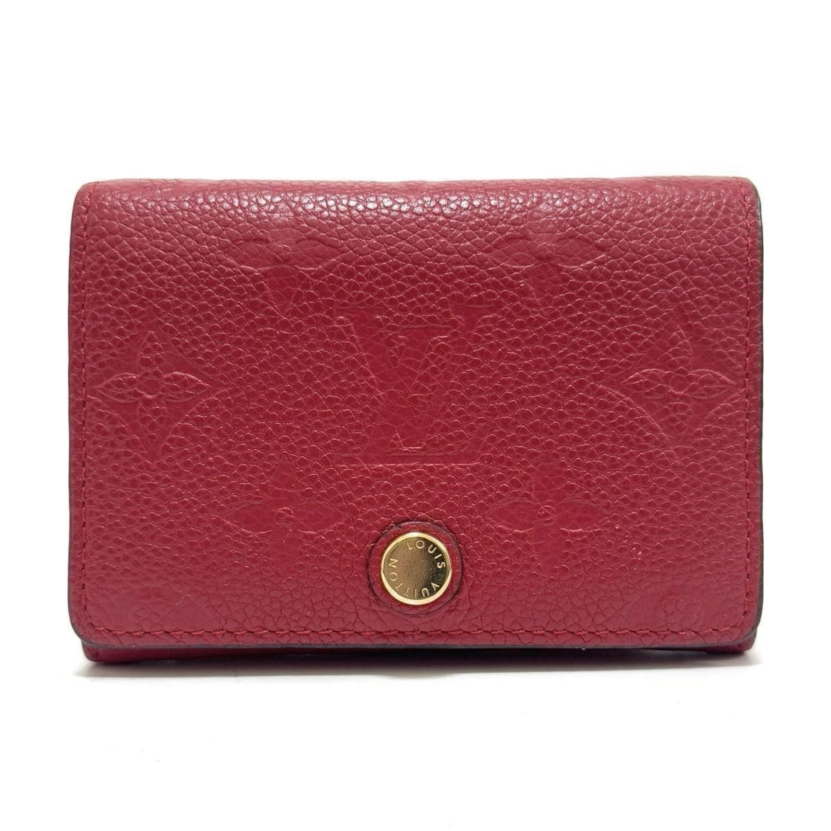 Louis Vuitton Enveloppe Carte de Visite Monogram Empreinte "Cerise"