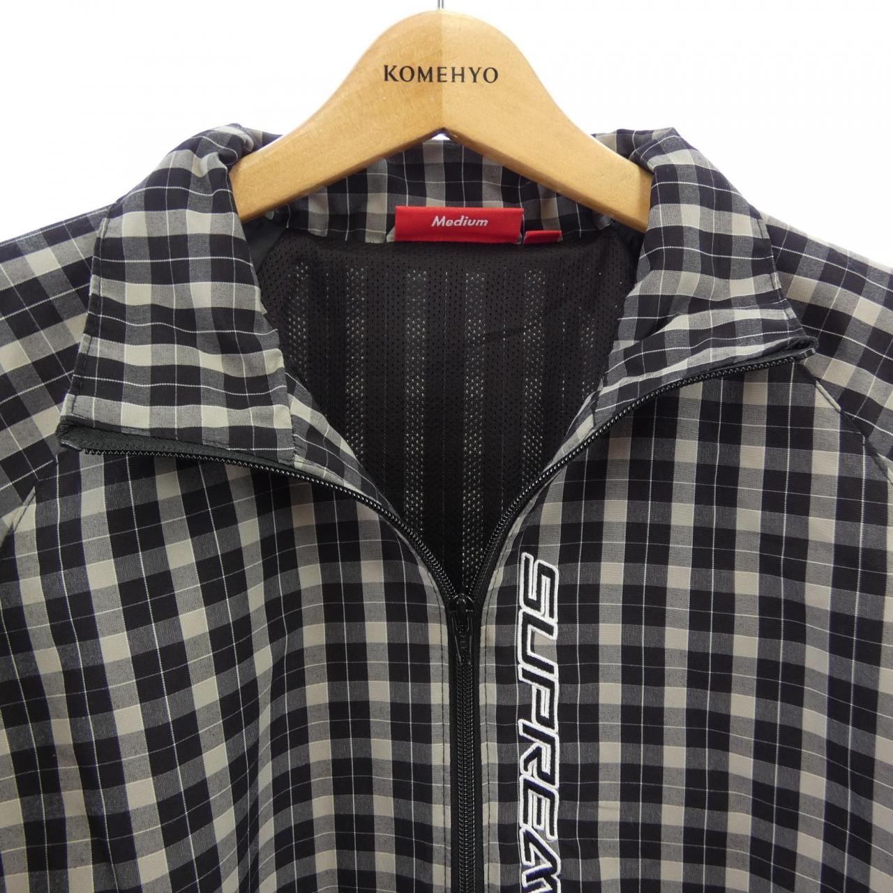 C (やや傷や汚れあり)】シュプリーム SUPREME Plaid Track Jacket