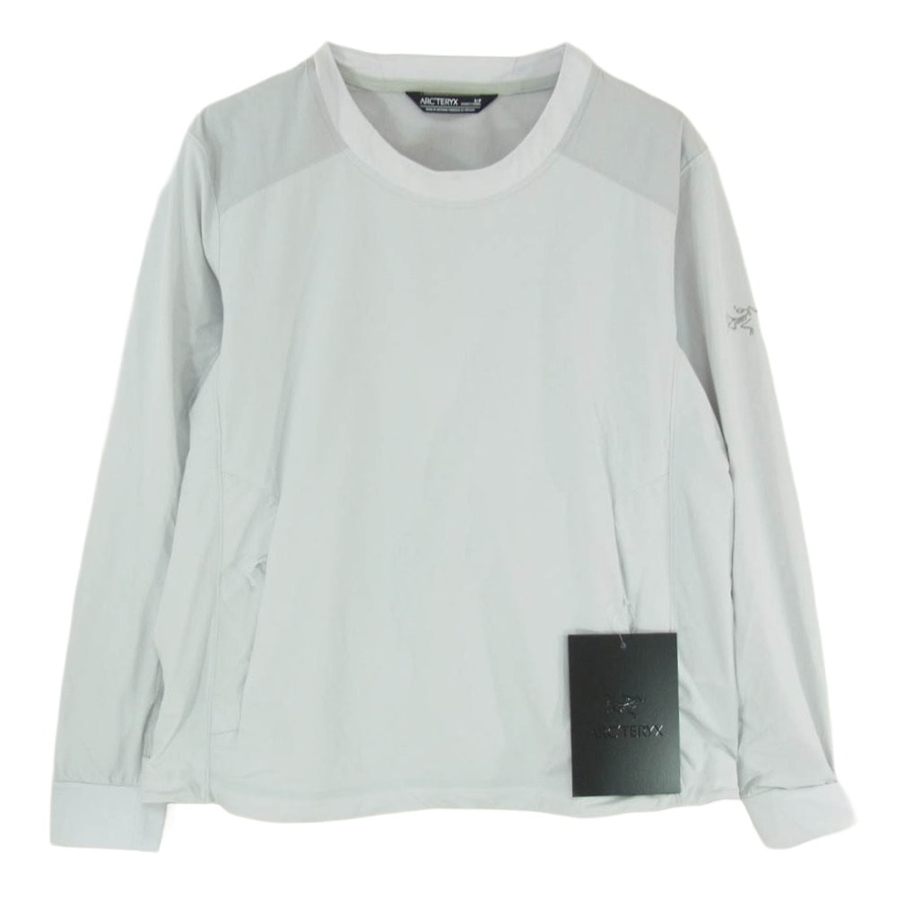 ARC'TERYX アークテリクス X000006641 2023年製 Gamma Lightweight Crew Womens ガンマ ライトウェイト クルーネック 長袖 Tシャツ カットソー ロンT グレー系 S【中古】