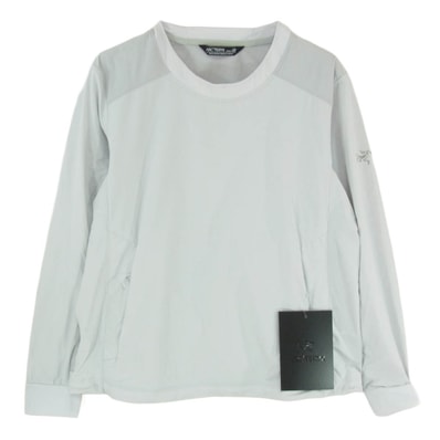 ARC'TERYX アークテリクス X000006641 2023年製 Gamma Lightweight Crew Womens ガンマ ライトウェイト クルーネック 長袖 Tシャツ カットソー ロンT グレー系 S【中古】