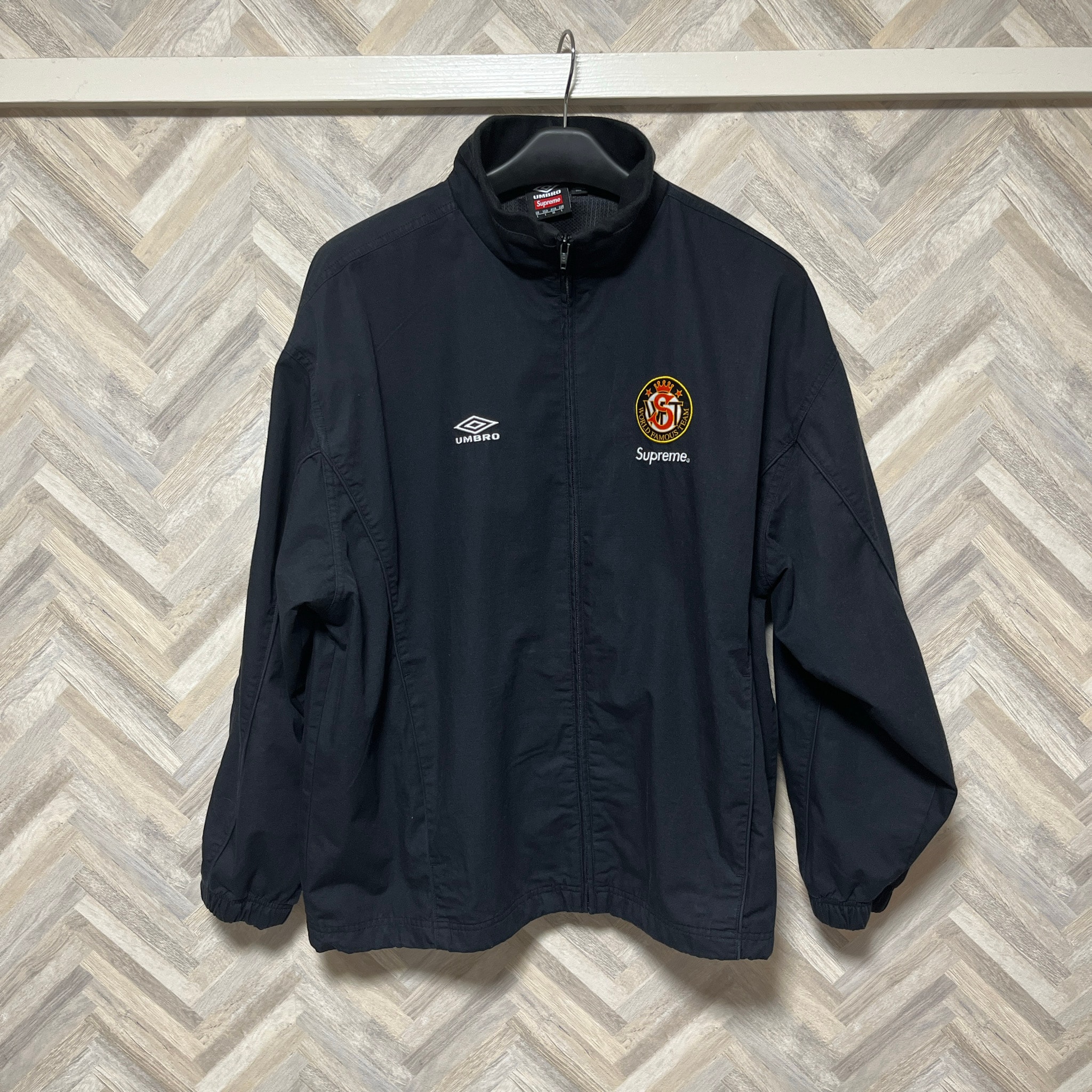 Supreme x Umbro Cotton Ripstop Track Jacket (26SS) "Black"