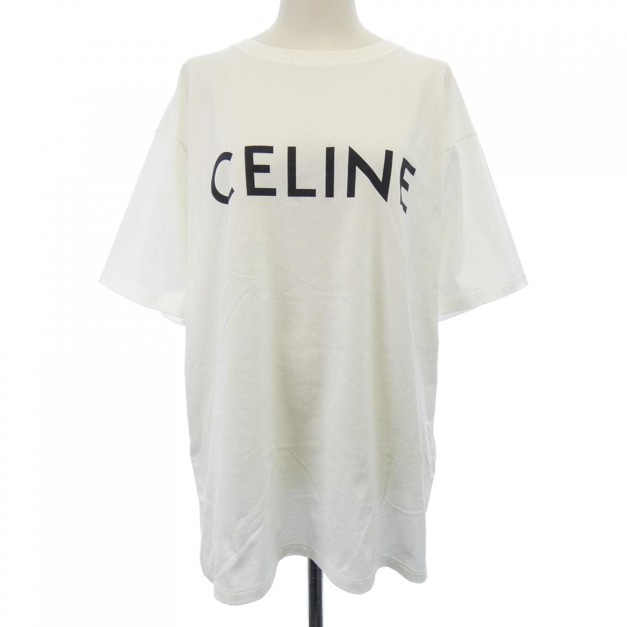 セリーヌ CELINE CELINEプリント ルーズTシャツ 2X764671Q Tシャツ