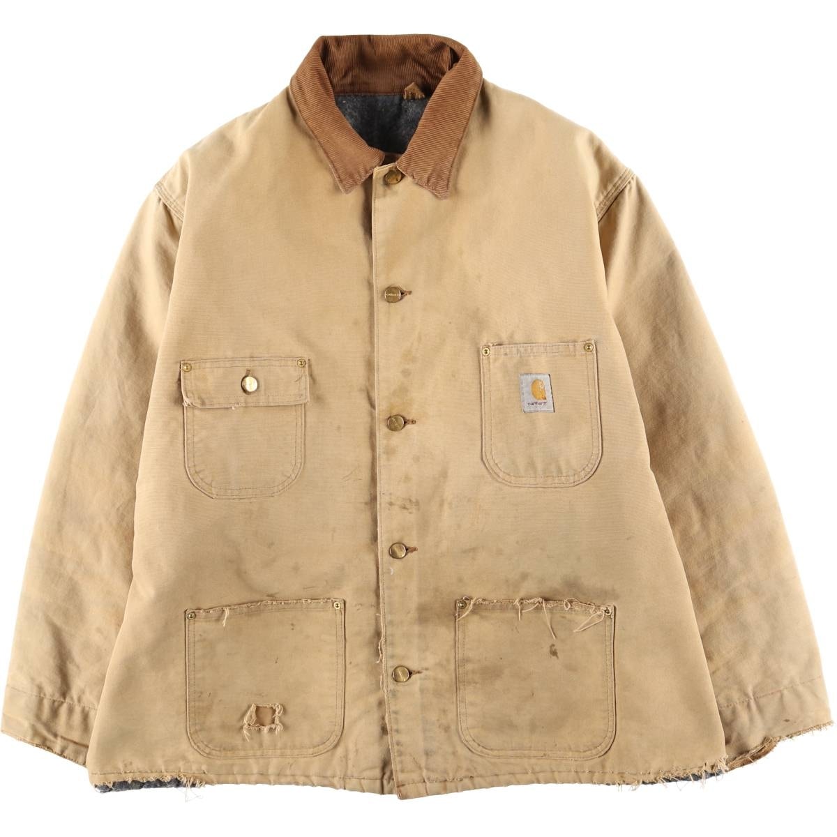 古着 カーハート Carhartt ミシガンチョアコート ダックカバーオール メンズXL相当/eaa617643