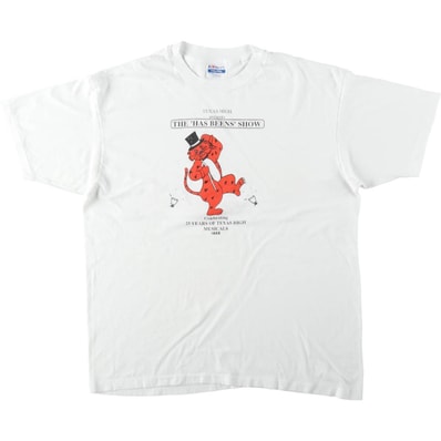 古着 80年代 ヘインズ Hanes Fifty-Fifty 青タグ プリントTシャツ USA製 メンズXL相当 ヴィンテージ/eaa644469