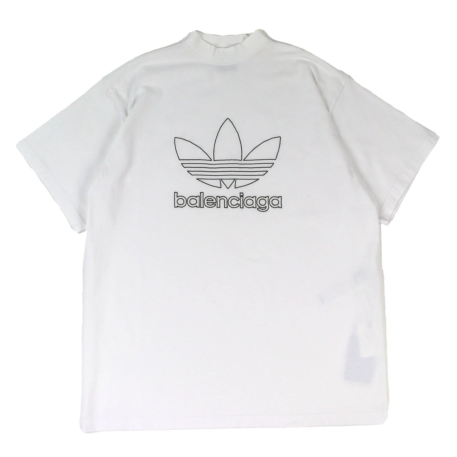 未使用品 バレンシアガ×アディダス 半袖Tシャツ ホワイト 1 723976