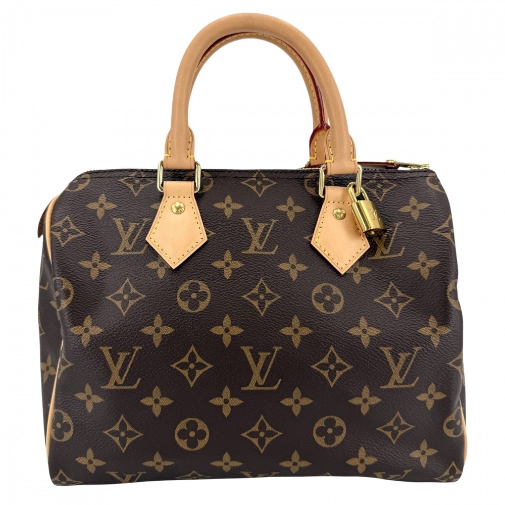 LOUIS VUITTON ルイヴィトン ハンドバッグ モノグラム スピーディ25 ミニボストンバッグ Speedy25 M41109    ブラウン 茶 ゴールド金具 レディース 美品【中古品】