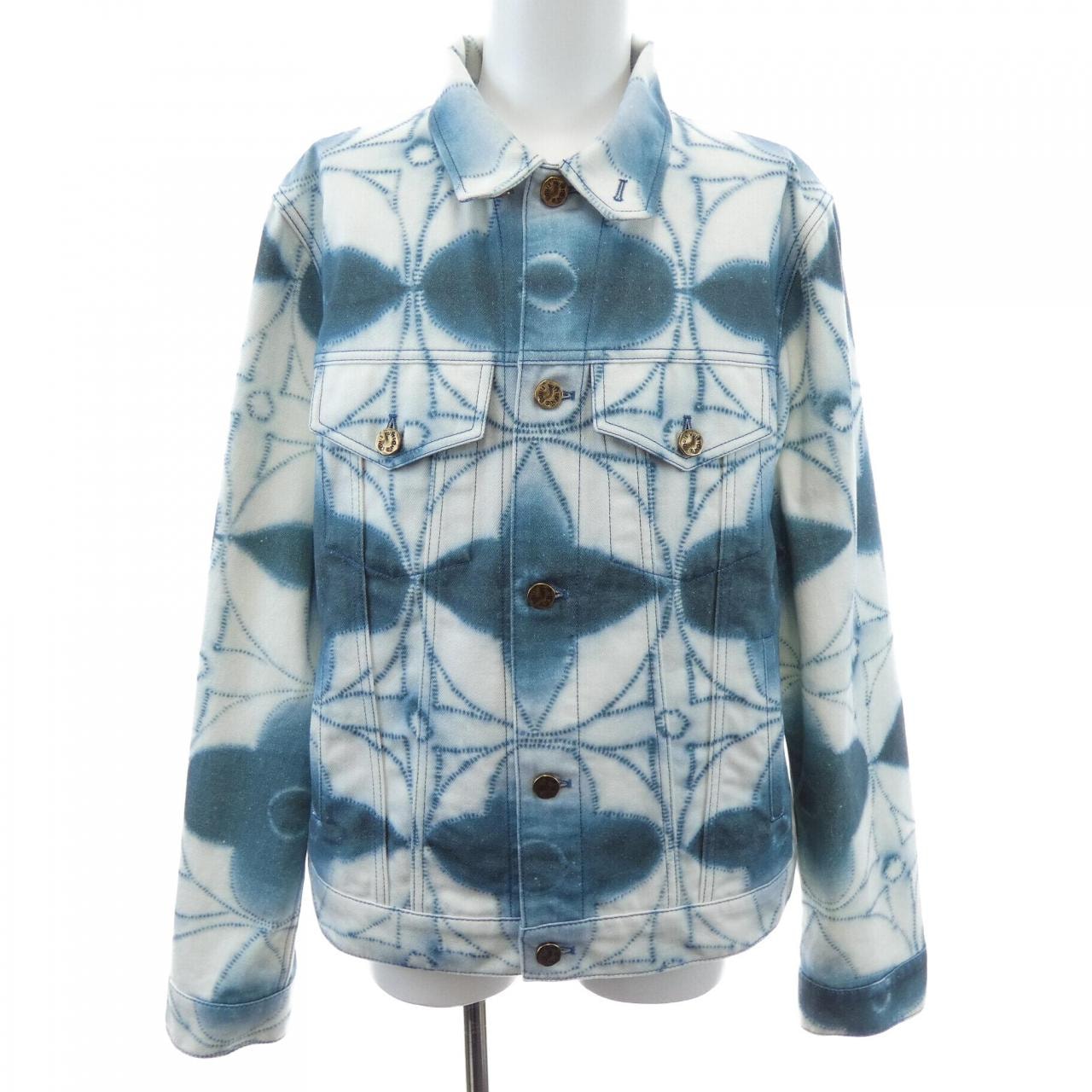 ルイヴィトン LOUIS VUITTON モノグラムシボリプリンテッドデニムジャケット HOA90WX67 デニムジャケット