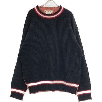 マルニ 【国内正規】GCMG0285Q0 アルパカ混 前後切替 ニットセーター/ 54