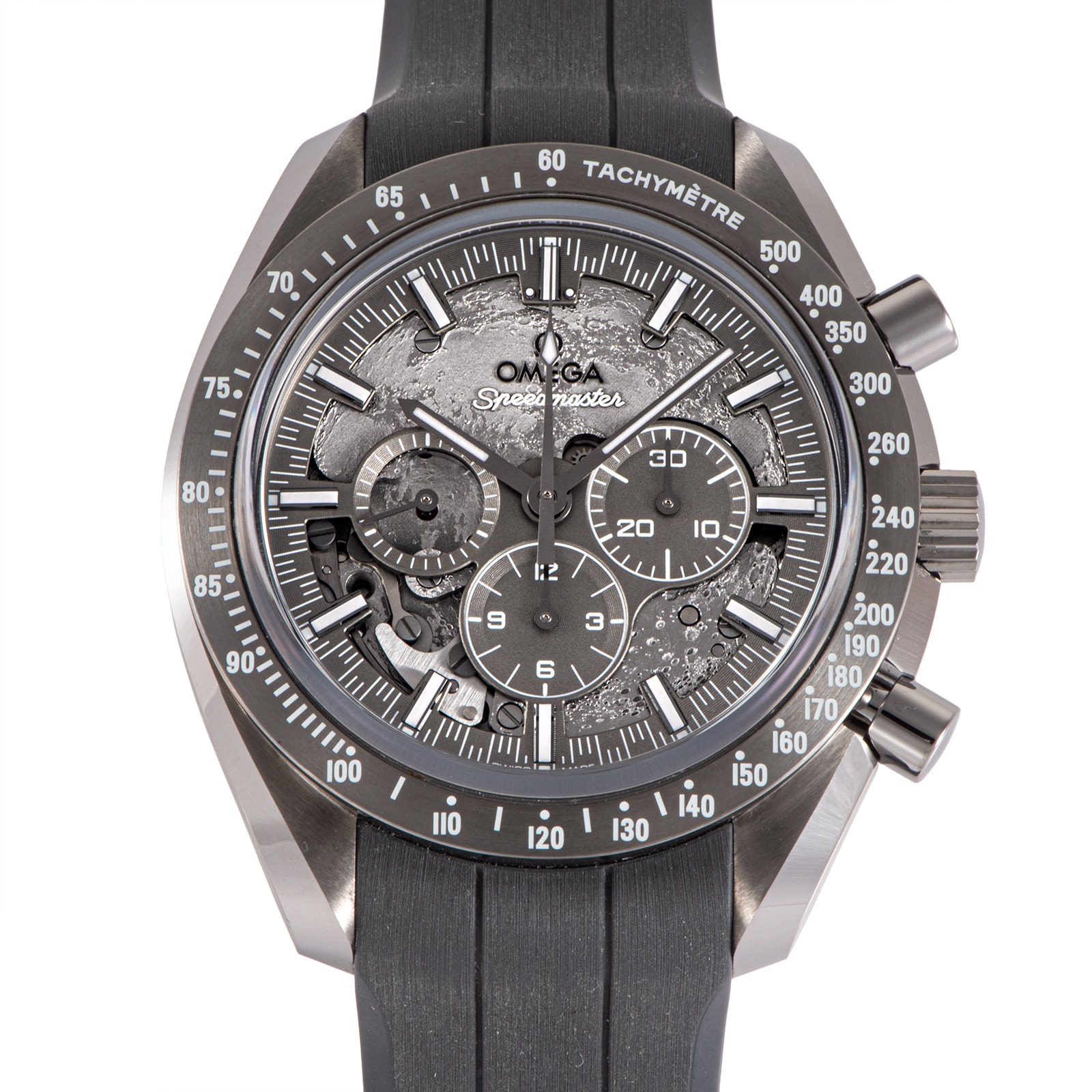【未使用】OMEGA オメガ スピードマスター ダーク サイド オブ ザ ムー﻿ン 310.92.44.50.06.002 保証書2026年 グレーセラミッ﻿ク【中古】