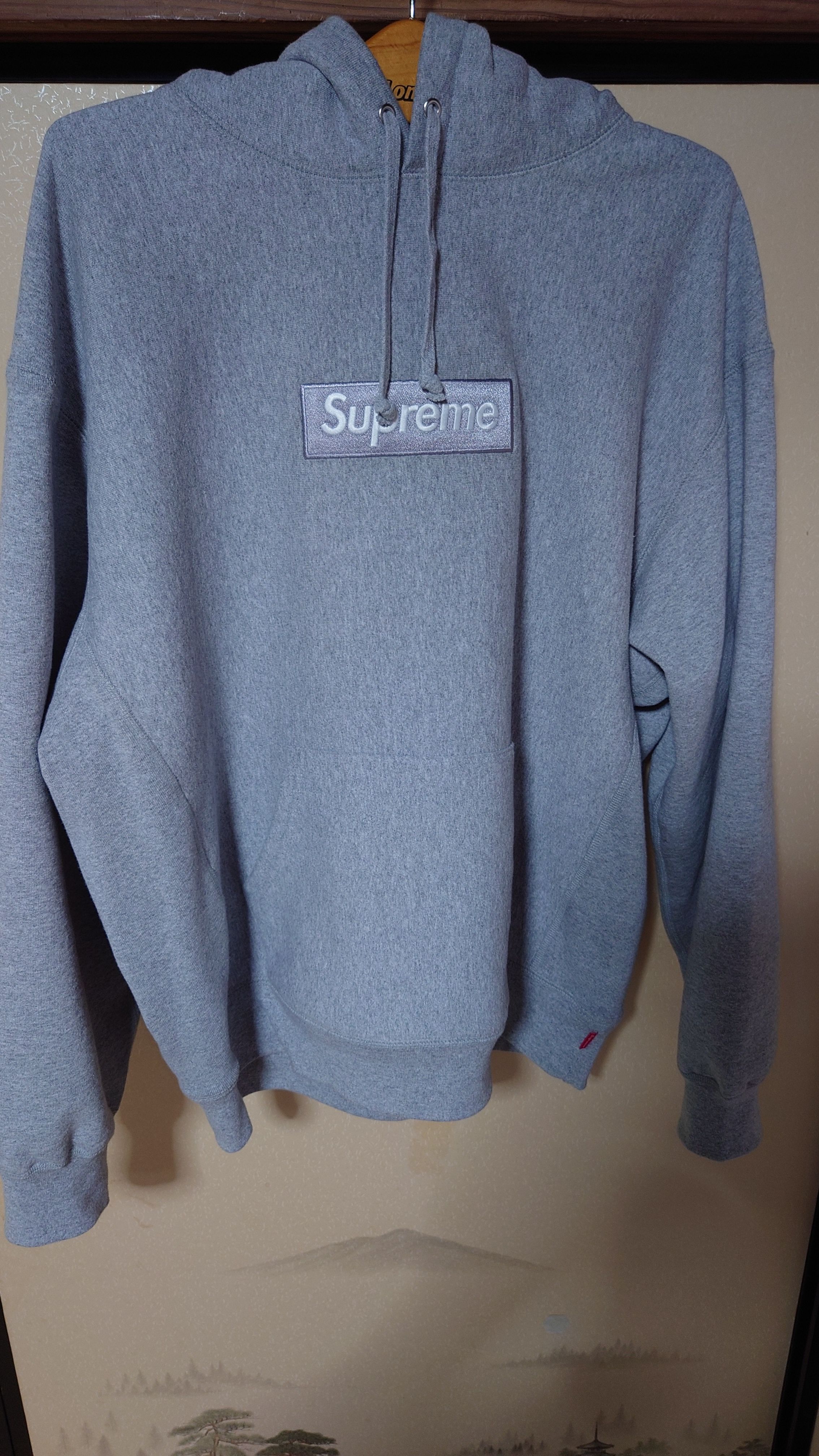 Supreme Box Logo Hooded Sweatshirt "Heather Grey" (24FW)