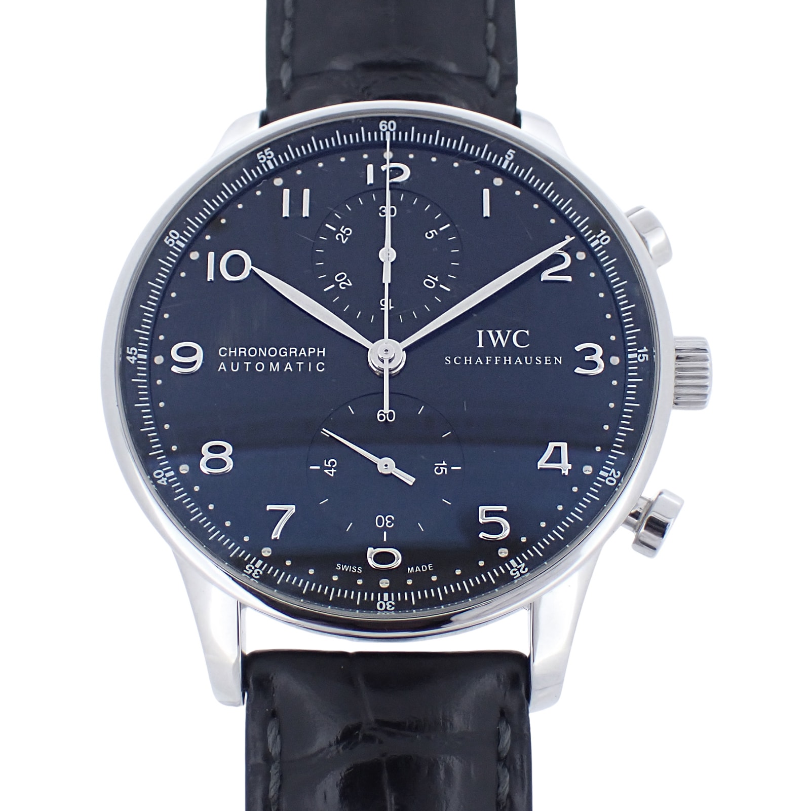IWC IWC  ポルトギーゼ クロノグラフ  IW371447  Dバックル  メンズ 腕時計