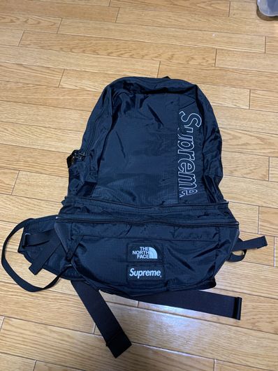 Supreme x The North Face Trekking Convertible Backpack + Waist Bag "Black"