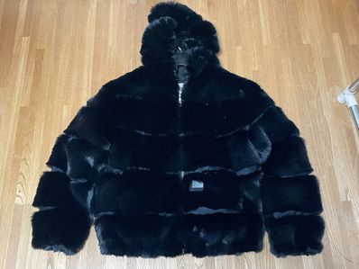Supreme / WTAPS Faux Fur Hooded Jacket "Black"
