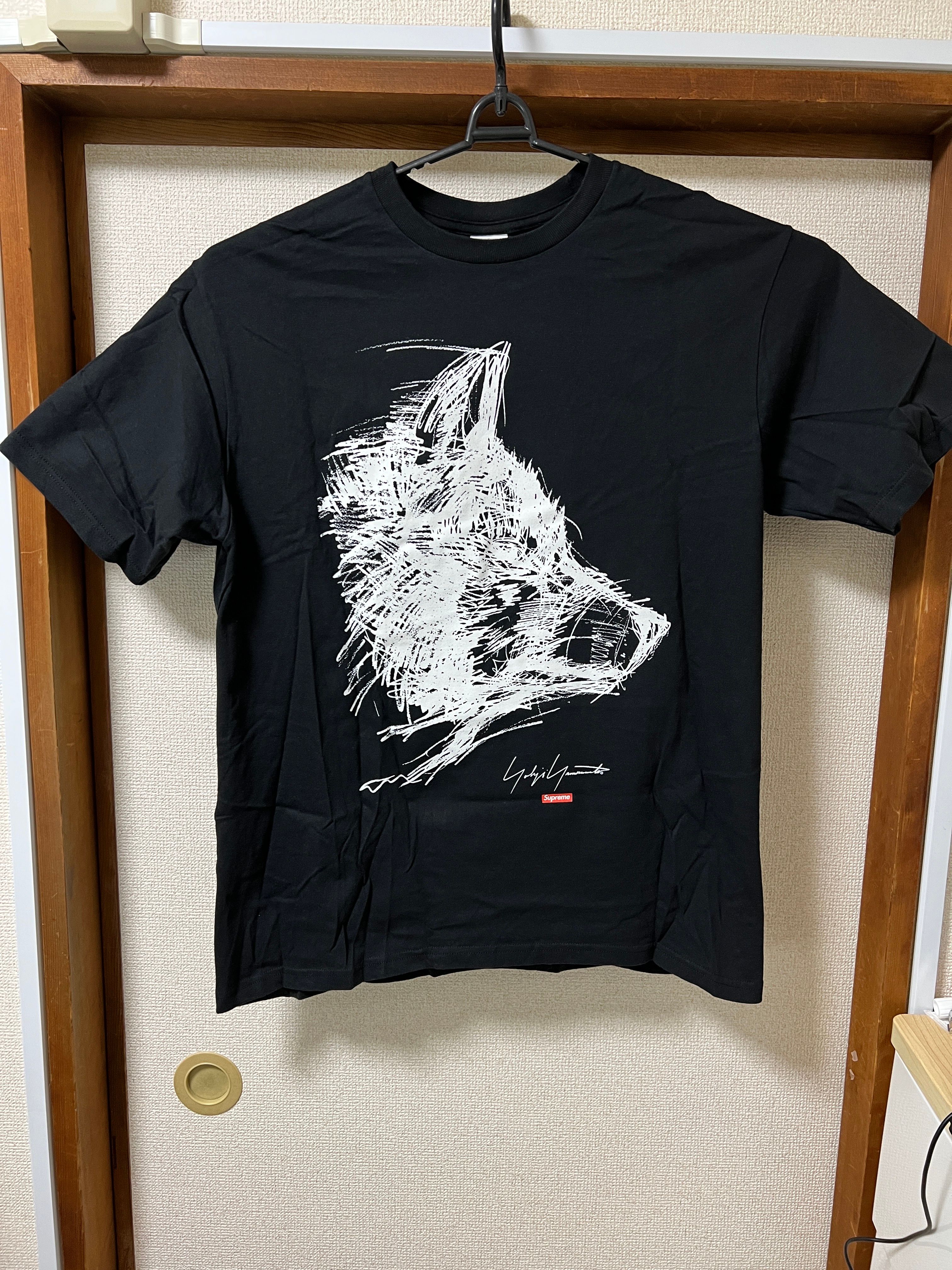 Supreme / Yohji Yamamoto® Scribble Wolf Tee "Black"