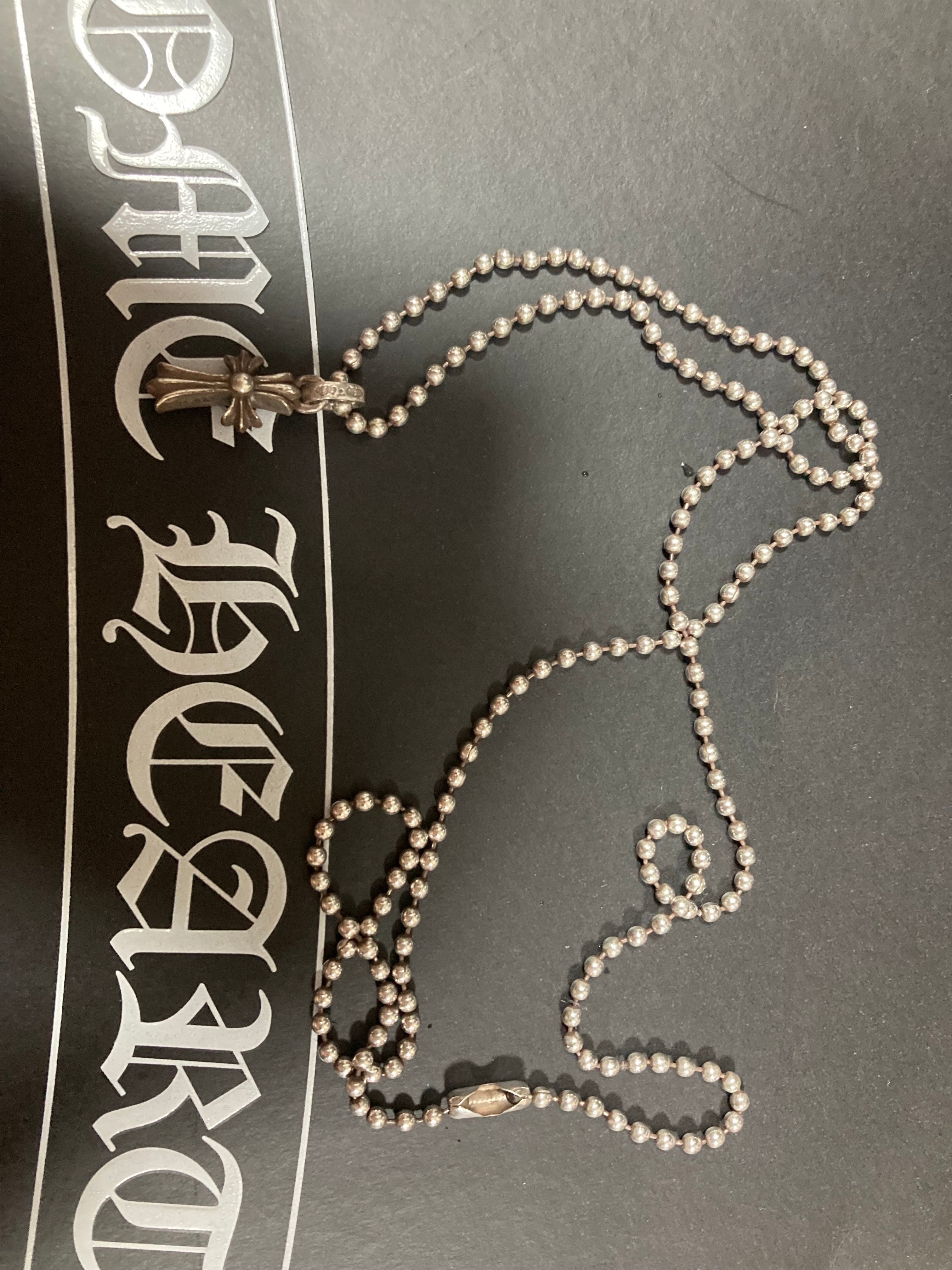 Chrome Hearts CH Cross Baby Fat Charm "Silver"