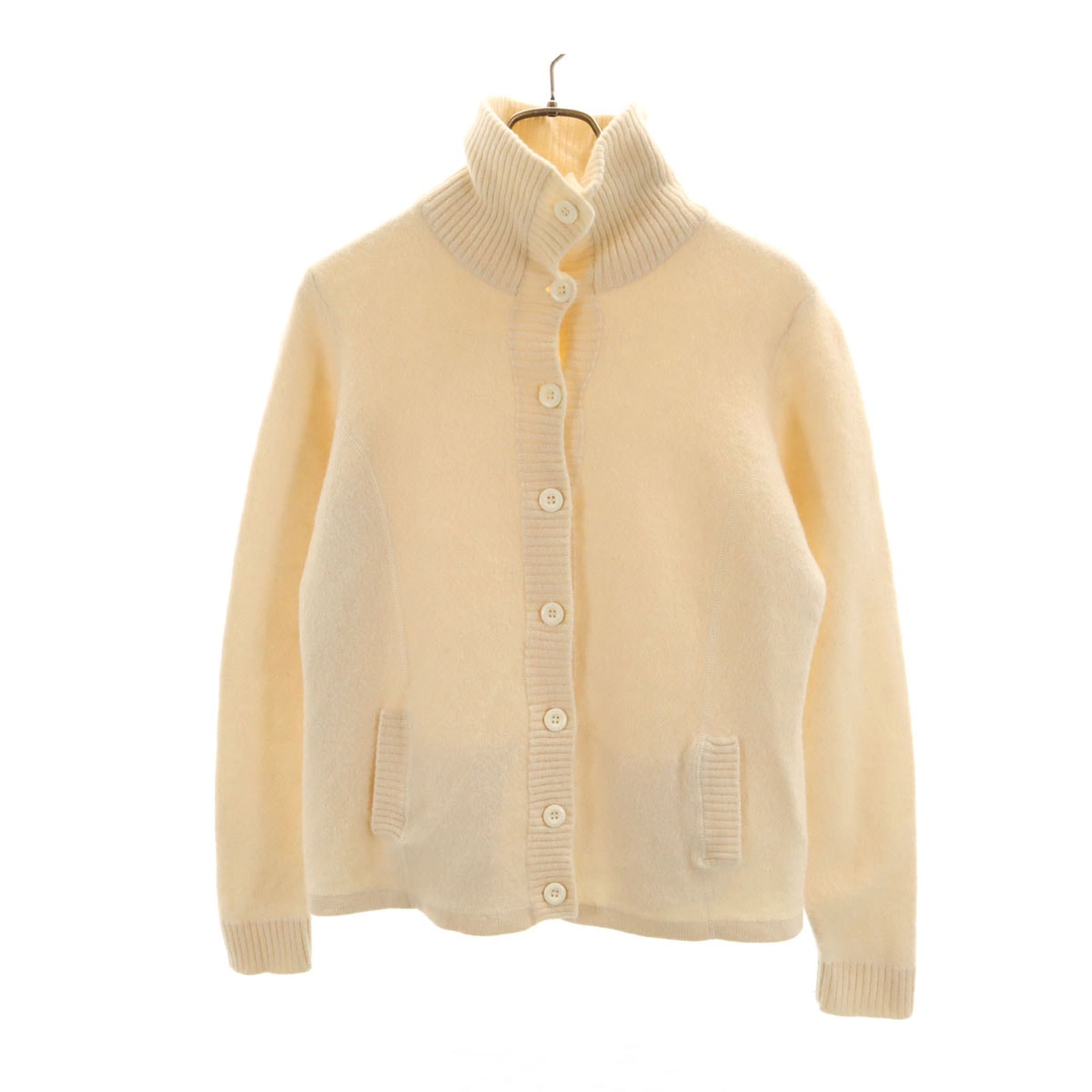 L.L.Bean エルエルビーン 長袖 ニットカーディガン L 生成り