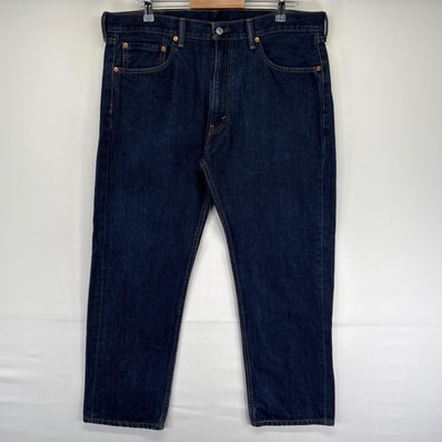 古着 リーバイス Levi's デニム パンツ Gパン 505 ワンポイントロゴ ジッパーフライ デニム ワーク ジーンズ w38 L30 ブルー系 メンズ