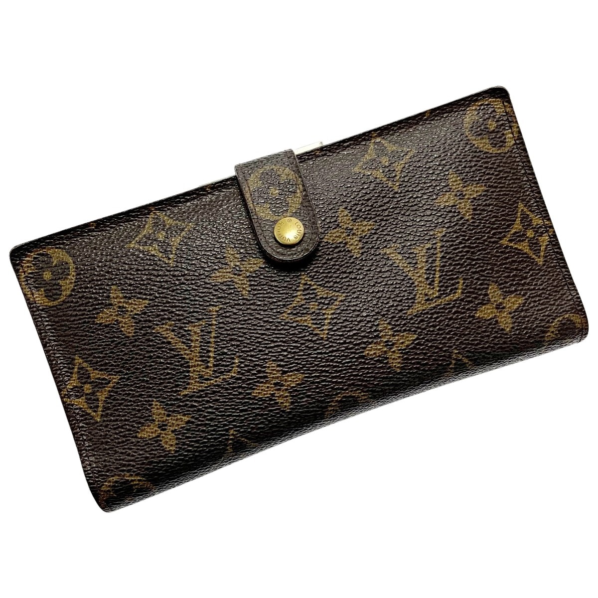 ☆☆LOUIS VUITTON ルイヴィトン コンチネンタル・クラッチ T61217 モノグラム 2つ折り長財布 USA限定 ガマ口 ゴールド金具