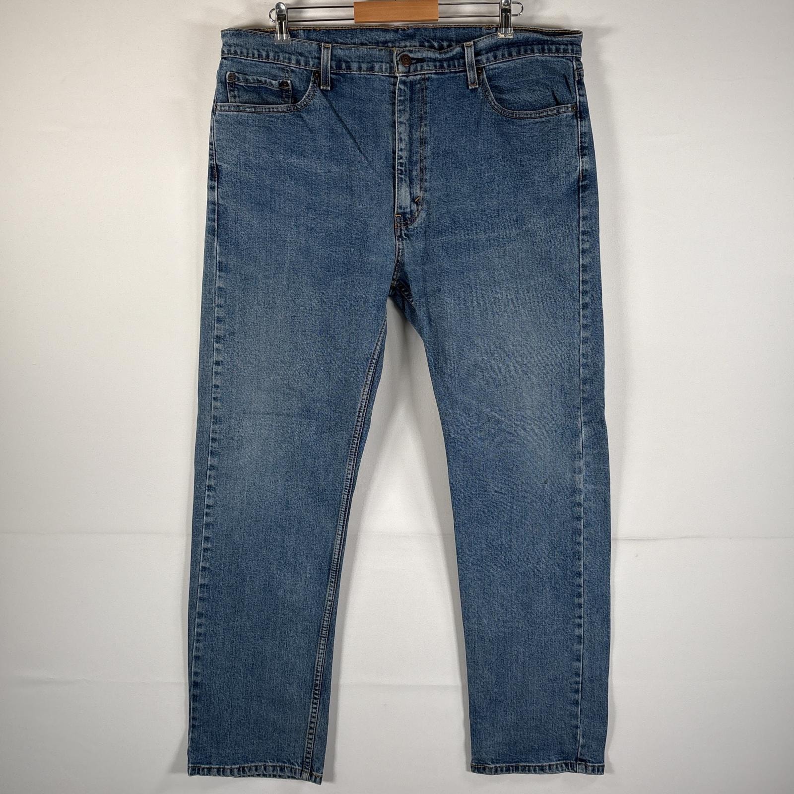 古着 リーバイス Levi's デニムパンツ 505 ブルーデニム ジーンズ ジーパン ストレート 大きいサイズ w40 L32 インディゴブルー メンズ