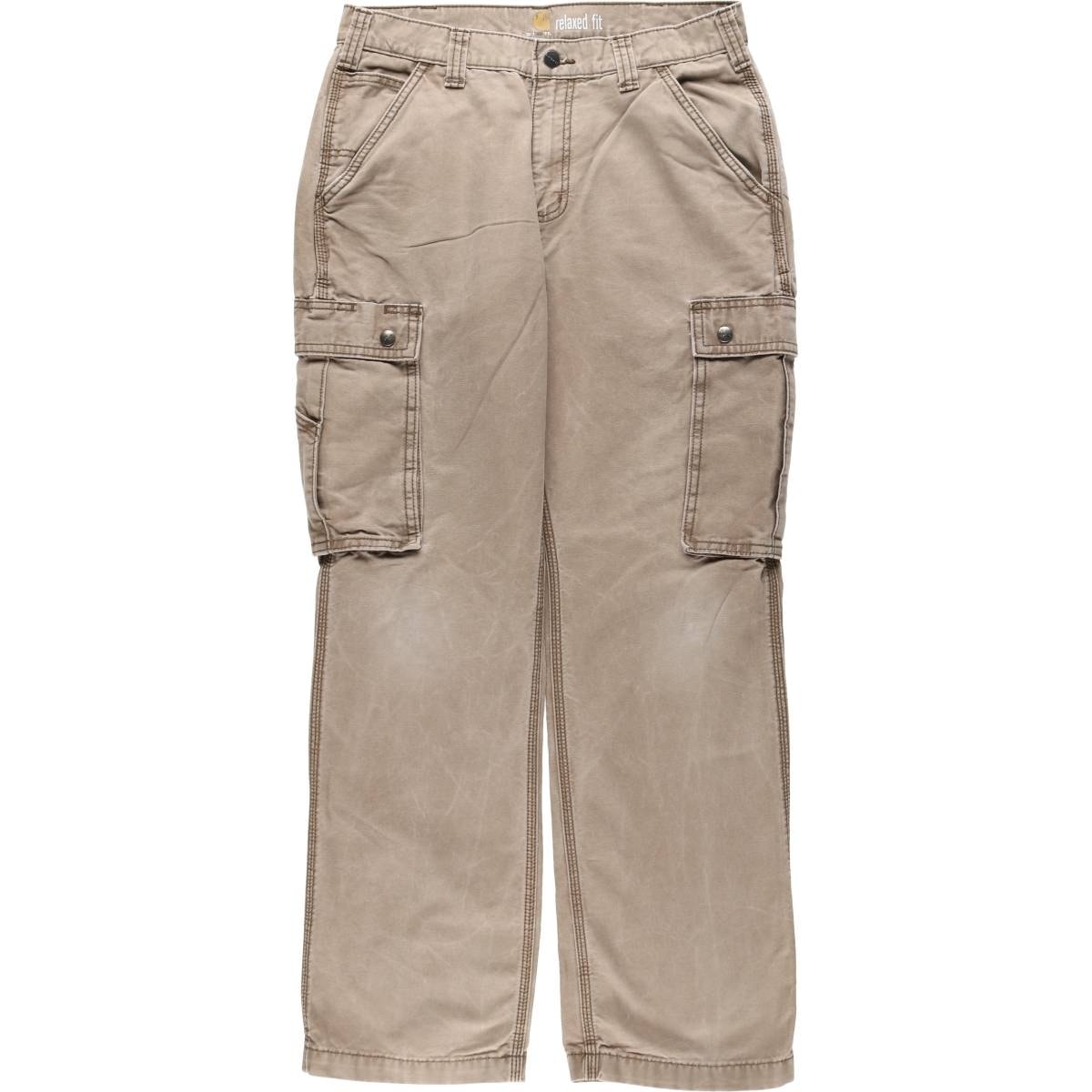 古着 カーハート Carhartt RELAXED FIT ダックワークパンツ カーゴパンツ メンズw32相当/rab181316