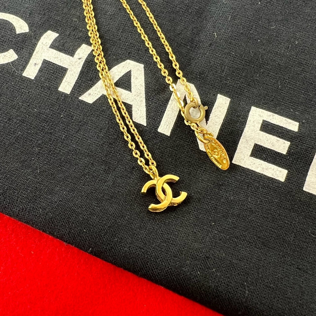 CHANEL シャネル ココマーク モチーフ GP ネックレス ゴールド
 26536